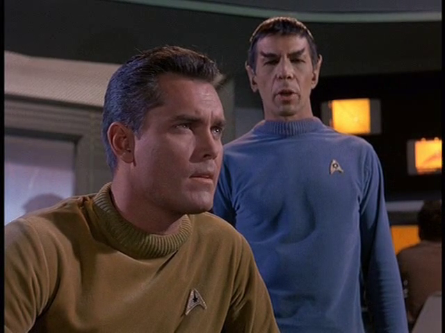 Star Trek TOS S01E00 The Cage Spock and Pike
